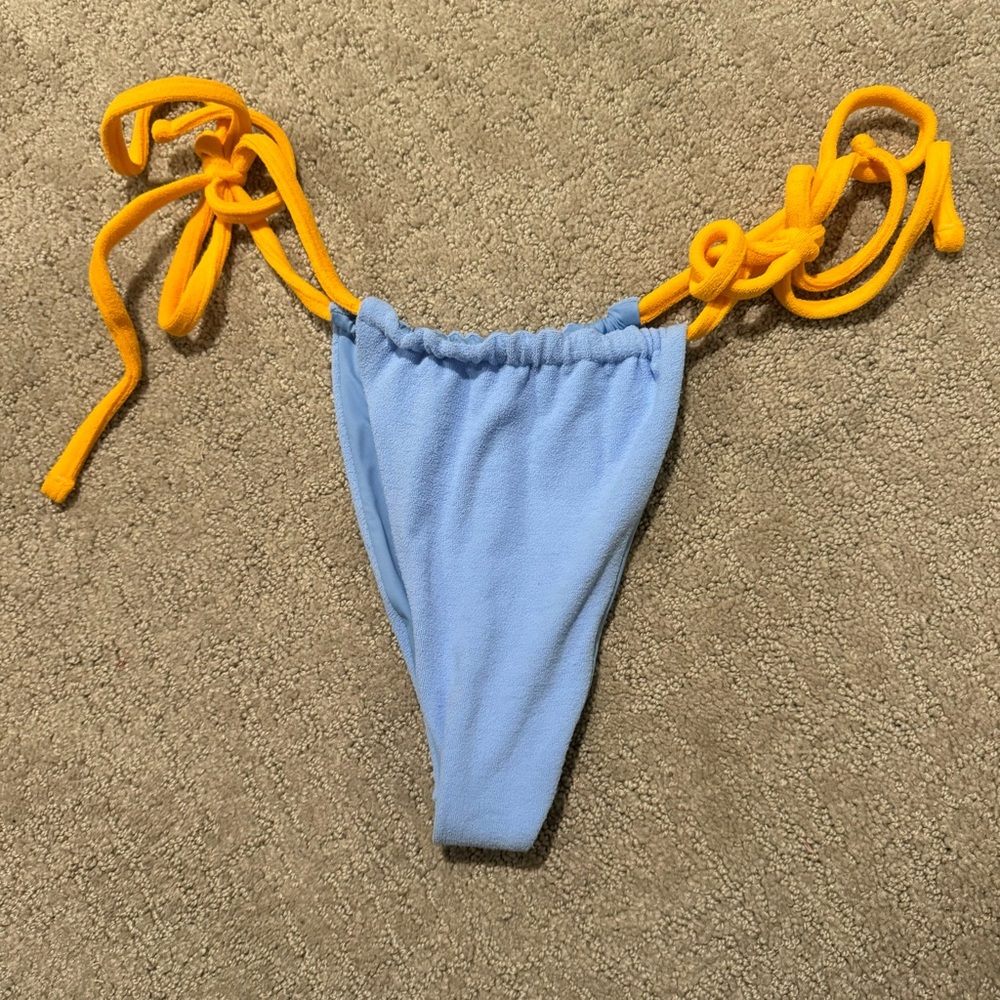 frankie’s bikini tia terry cloth bikini bottom size XL